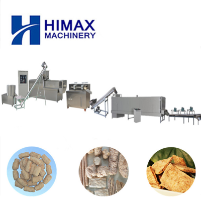 Fully Automatic Turnkey Soya Vegetarian Meat Machine/Textured soya protein processing line