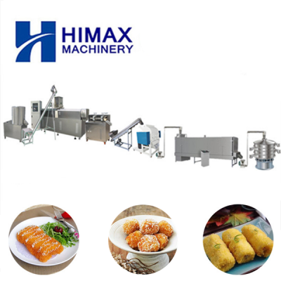 Automatic bread crumbs making machine line